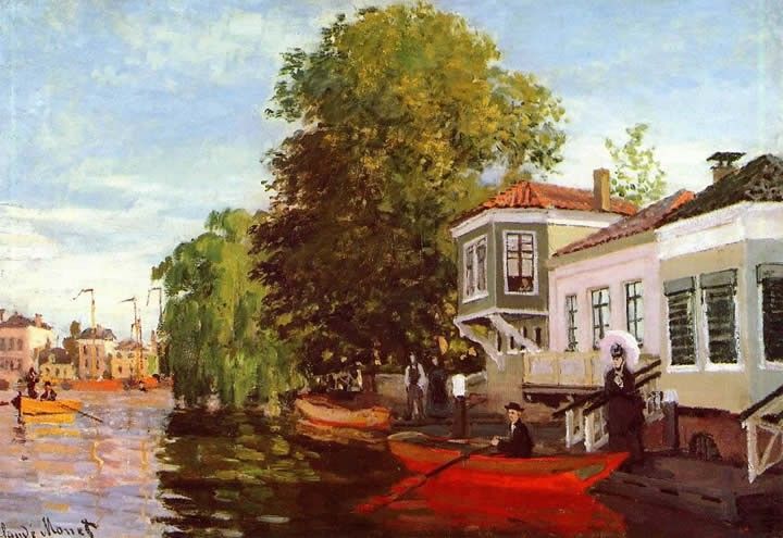 Claude Monet The Zaan at Zaandam 1